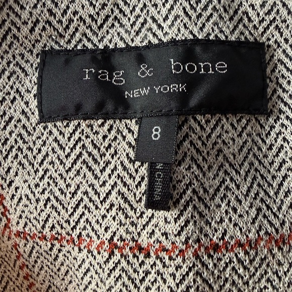 Rag & Bone Monochrome Textured Blazer - Picture 16 of 16